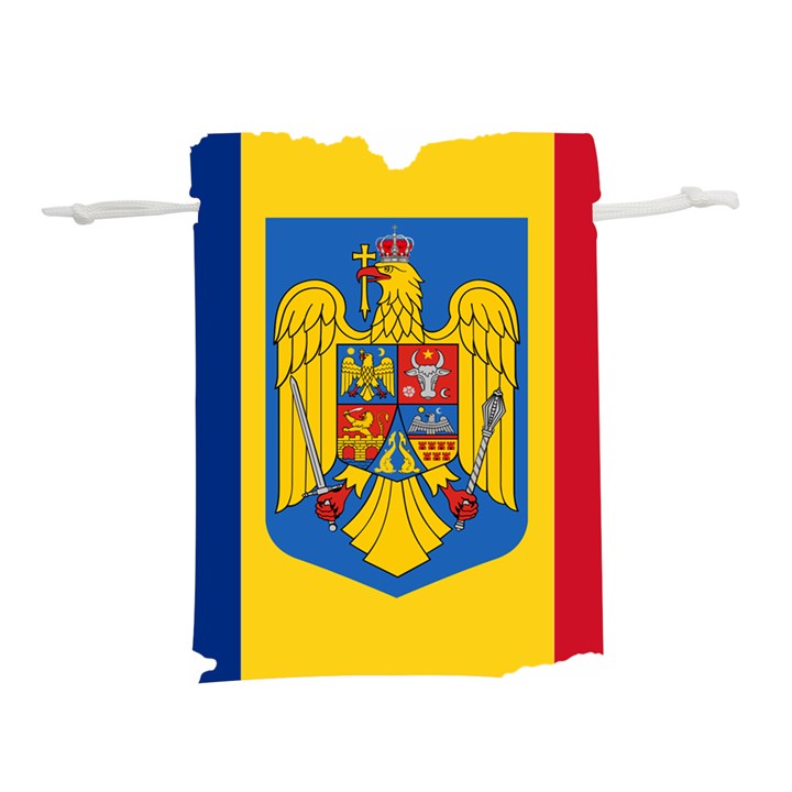 Romania Country Europe Flag Lightweight Drawstring Pouch (M)