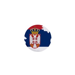 Serbia Country Europe Flag Borders 1  Mini Buttons by Sapixe