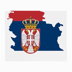 Serbia Country Europe Flag Borders Small Glasses Cloth (2 Sides) by Sapixe