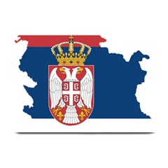 Serbia Country Europe Flag Borders Plate Mats by Sapixe