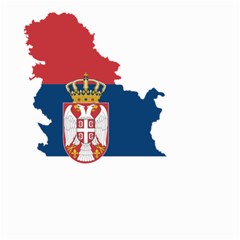 Serbia Country Europe Flag Borders Small Garden Flag (two Sides) by Sapixe