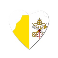 Vatican City Country Europe Flag Heart Magnet