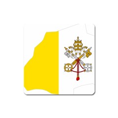 Vatican City Country Europe Flag Square Magnet by Sapixe