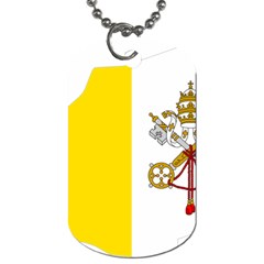 Vatican City Country Europe Flag Dog Tag (one Side) by Sapixe