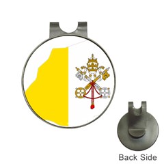 Vatican City Country Europe Flag Hat Clips With Golf Markers by Sapixe