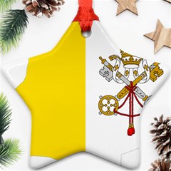 Vatican City Country Europe Flag Star Ornament (two Sides) by Sapixe