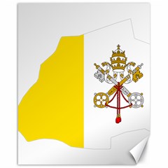 Vatican City Country Europe Flag Canvas 16  X 20  by Sapixe