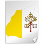 Vatican City Country Europe Flag Canvas 18  x 24  17.8 x23.08  Canvas - 1