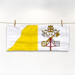 Vatican City Country Europe Flag Hand Towel by Sapixe