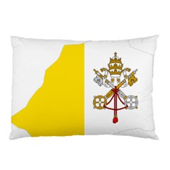 Vatican City Country Europe Flag Pillow Case by Sapixe