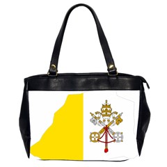 Vatican City Country Europe Flag Oversize Office Handbag (2 Sides) by Sapixe