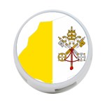 Vatican City Country Europe Flag 4-Port USB Hub (Two Sides) Front