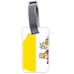 Vatican City Country Europe Flag Luggage Tag (two Sides) by Sapixe