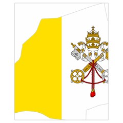 Vatican City Country Europe Flag Drawstring Bag (small) by Sapixe