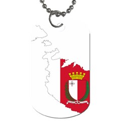 Malta Country Europe Flag Borders Dog Tag (two Sides) by Sapixe