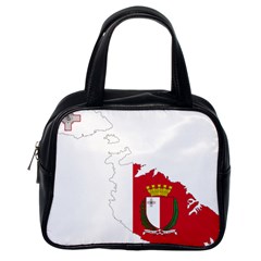 Malta Country Europe Flag Borders Classic Handbag (one Side) by Sapixe