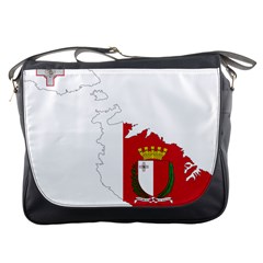 Malta Country Europe Flag Borders Messenger Bag by Sapixe