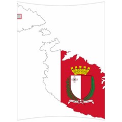 Malta Country Europe Flag Borders Back Support Cushion by Sapixe