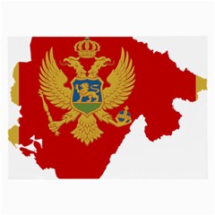 Montenegro Country Europe Flag Large Glasses Cloth (2 Sides) by Sapixe