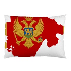 Montenegro Country Europe Flag Pillow Case by Sapixe