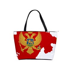 Montenegro Country Europe Flag Classic Shoulder Handbag by Sapixe