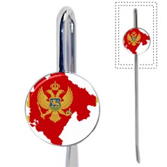 Montenegro Country Europe Flag Book Mark by Sapixe