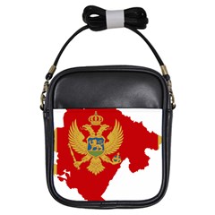 Montenegro Country Europe Flag Girls Sling Bag by Sapixe