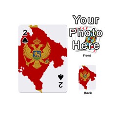 Montenegro Country Europe Flag Playing Cards 54 Designs (mini)