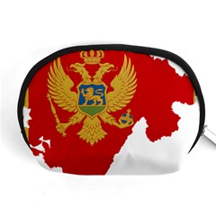 Montenegro Country Europe Flag Accessory Pouch (medium) by Sapixe