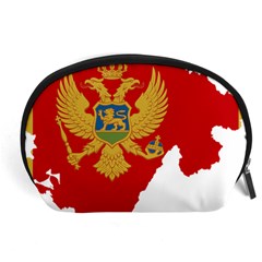 Montenegro Country Europe Flag Accessory Pouch (large) by Sapixe