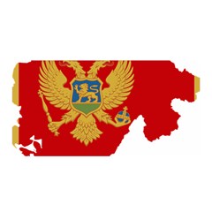 Montenegro Country Europe Flag Satin Wrap by Sapixe