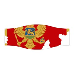 Montenegro Country Europe Flag Stretchable Headband by Sapixe