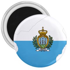 San Marino Country Europe Flag 3  Magnets