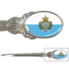 San Marino Country Europe Flag Letter Opener by Sapixe