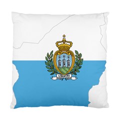 San Marino Country Europe Flag Standard Cushion Case (one Side) by Sapixe