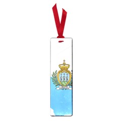 San Marino Country Europe Flag Small Book Marks by Sapixe