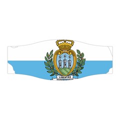 San Marino Country Europe Flag Stretchable Headband by Sapixe