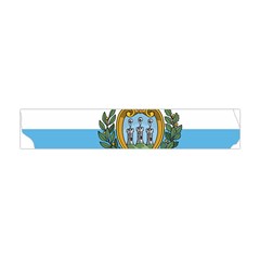 San Marino Country Europe Flag Flano Scarf (mini)