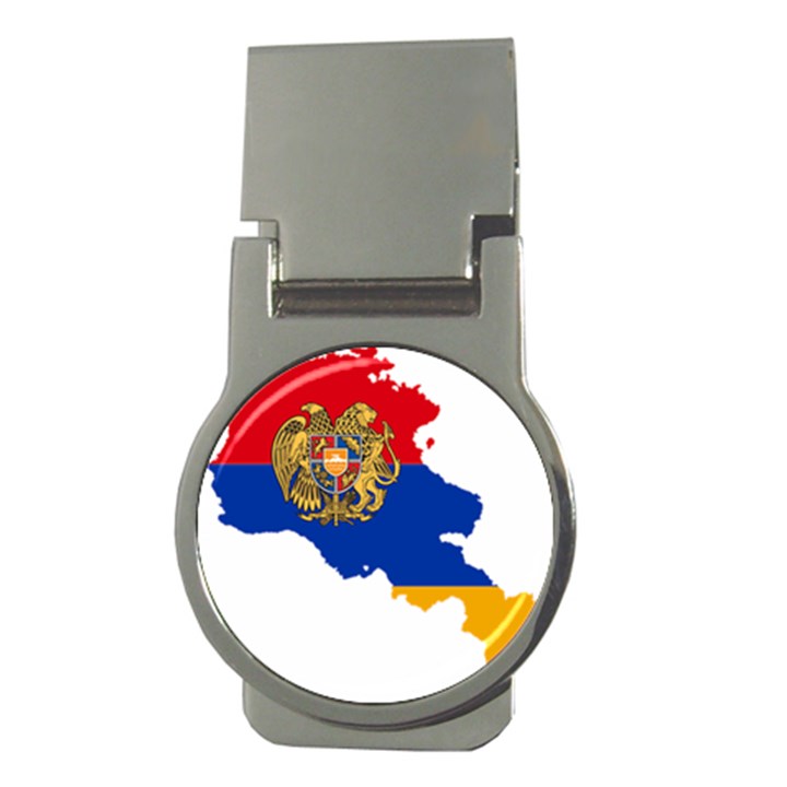 Borders Country Flag Geography Map Money Clips (Round) 