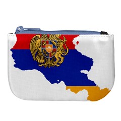 Borders Country Flag Geography Map Large Coin Purse by Sapixe