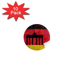 Republic Germany Deutschland Map 1  Mini Magnet (10 Pack)  by Sapixe