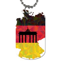 Republic Germany Deutschland Map Dog Tag (one Side) by Sapixe