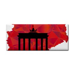 Republic Germany Deutschland Map Hand Towel by Sapixe