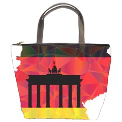 Republic Germany Deutschland Map Bucket Bag by Sapixe