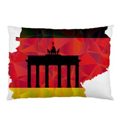 Republic Germany Deutschland Map Pillow Case (two Sides) by Sapixe