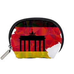 Republic Germany Deutschland Map Accessory Pouch (small) by Sapixe