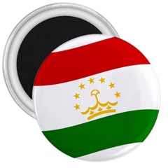 Flag Iran Tajikistan Afghanistan 3  Magnets by Sapixe