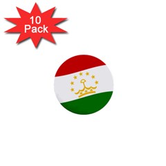 Flag Iran Tajikistan Afghanistan 1  Mini Buttons (10 Pack)  by Sapixe