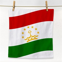 Flag Iran Tajikistan Afghanistan Face Towel by Sapixe