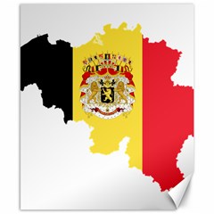 Belgium Country Europe Flag Canvas 8  X 10  by Sapixe